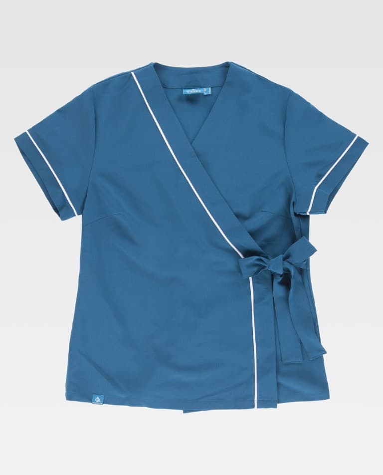 Casaca elástica entallada cruzada con nudo lateral B9510 Workteam - Imagen 2