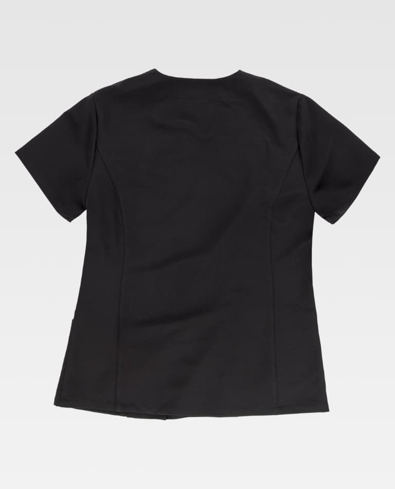 Casaca elástica entallada cruzada con cierre de corchetes B9512 Workteam - Imagen 10