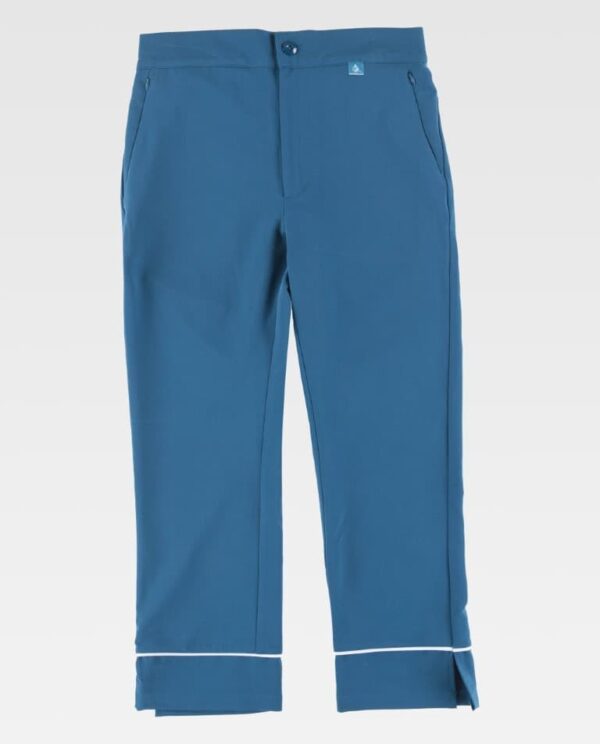 Pantalón tobillero de mujer con tejido elástico B9520 Workteam