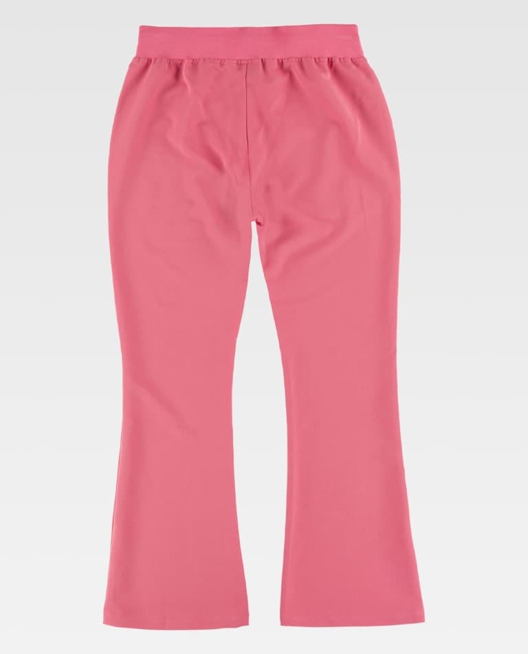 Pantalón de campana elástico de mujer dos bolsillos laterales B9522 Workteam - Imagen 11