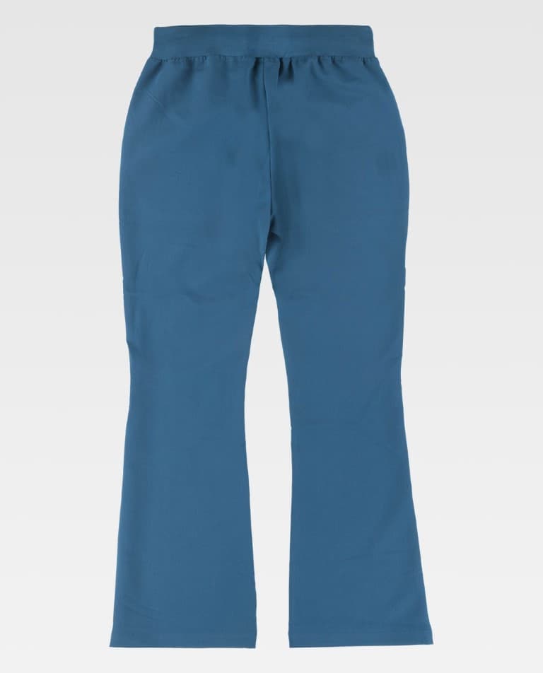 Pantalón de campana elástico de mujer dos bolsillos laterales B9522 Workteam - Imagen 13
