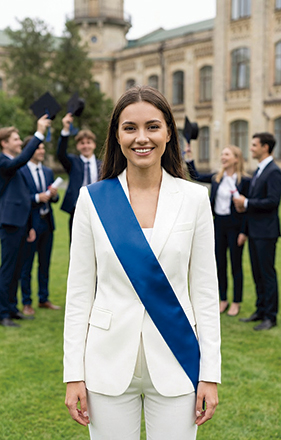 Banda de graduación HONORIS Valento