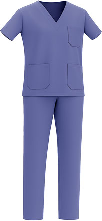 Conjunto sanitario blusa y pantalón de mujer Eindhoven Valento - Imagen 2