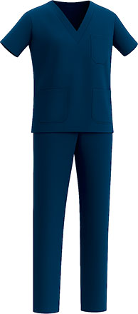 Conjunto sanitario blusa y pantalón de mujer Eindhoven Valento - Imagen 6