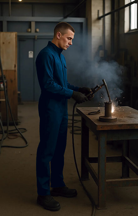 Buzo multibolsillos 100% algodón ignífugo MECHANIC Valento