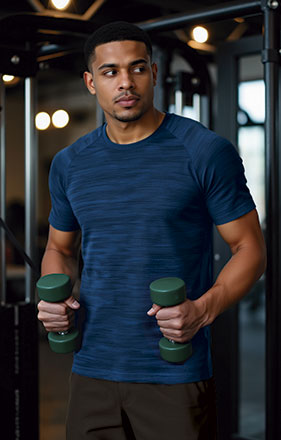 Camiseta técnica deportiva manga corta Shelby valento