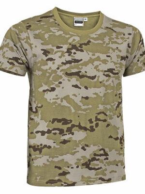 Camiseta diseño camuflaje pixelado Soldier Valento