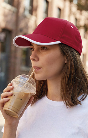 Gorra 100% algodon con detalle en visera Combi Valento