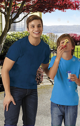 Camiseta cuello redondo ligeramente entallada Comic Valento