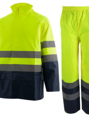 Traje de lluvia monocolor alta visibilidad DANCE SET HV Tomas Bodero