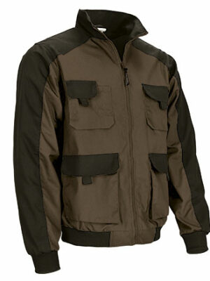 Chaqueta de trabajo combinada Dynamite Valento - CHOCOLATE/NEGRO