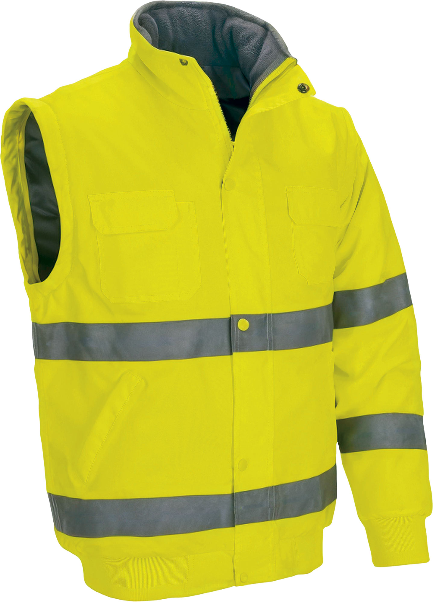 Cazadora con mangas desmontables alta visibilidad interior polar FLINDERS Valento - Imagen 2