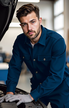 Chaqueta tejido sarga 100% algodón RIVER Valento