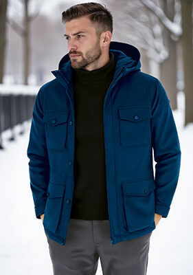 Parka impermeable con capucha y polar interior WESTPORT Valento