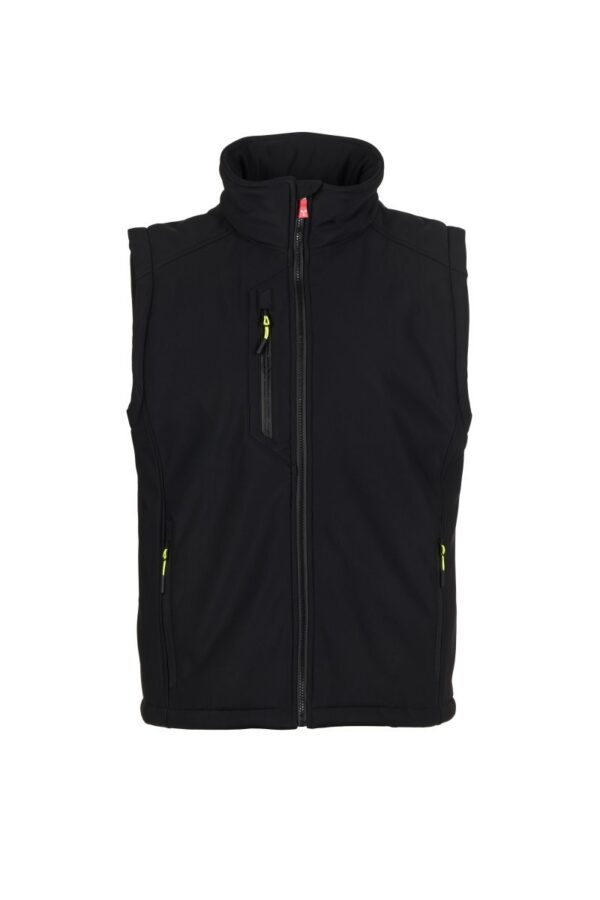 Chaleco softshell tres capas con acolchado cálido CREEK VEST PAD Payper