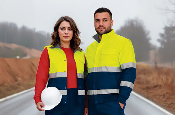 Chaqueta impermeable mangas desmontables alta visibilidad DONEGAL Valento