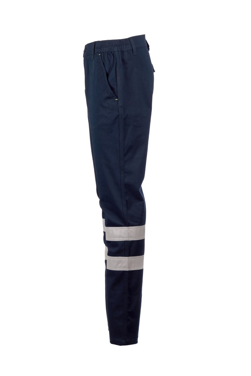 Pantalón twill elástico con bandas reflectantes 98% algodón 2% elastano ENGINE STRETCH REFLEX Payper - Imagen 3