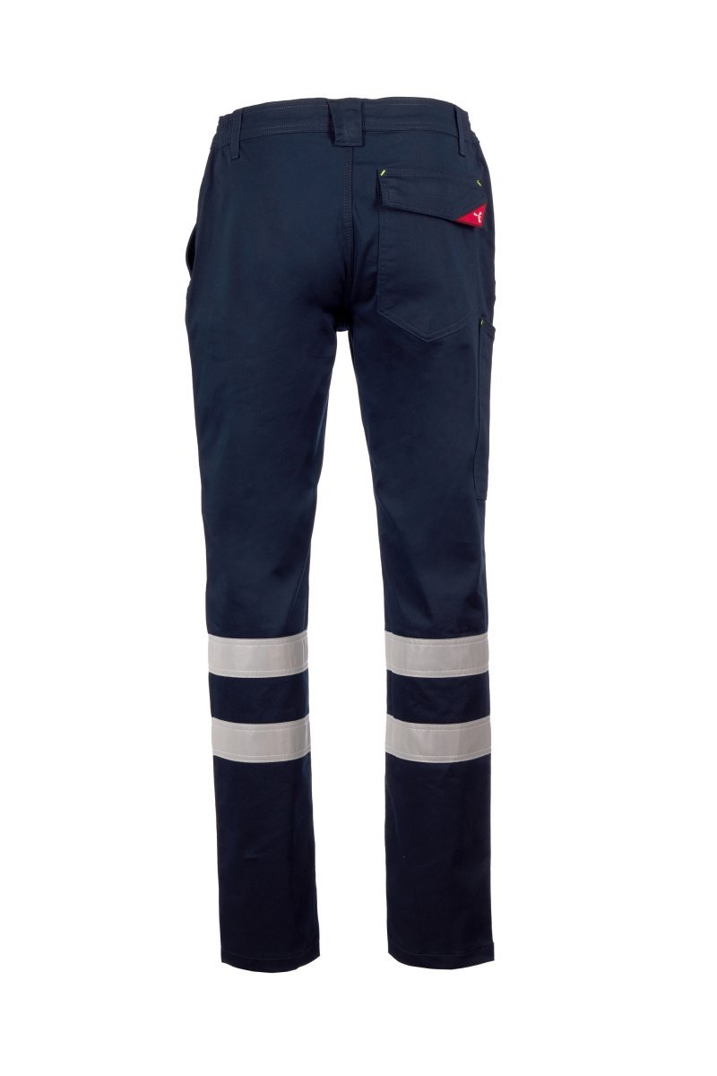 Pantalón twill elástico con bandas reflectantes 98% algodón 2% elastano ENGINE STRETCH REFLEX Payper - Imagen 4