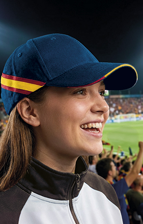 Gorra diseño de banderas Furia Valento