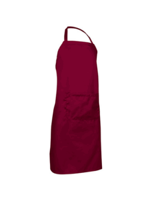 Delantal con peto y bolsillo 65% poliéster 32% algodón OVEN Valento