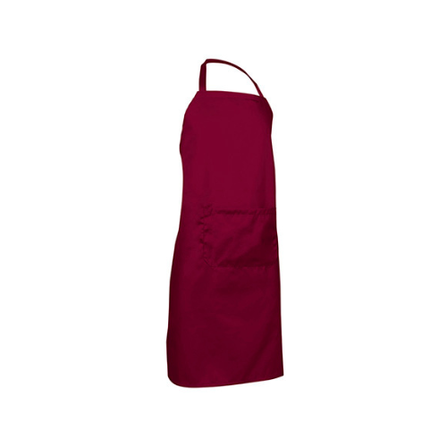 Delantal con peto y bolsillo 65% poliéster 32% algodón OVEN Valento