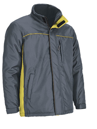 Parka impermeable acolchada bicolor con capucha desmontable Thunder Valento - Imagen 21