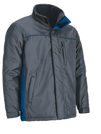 Parka impermeable acolchada bicolor con capucha desmontable Thunder Valento - Imagen 20