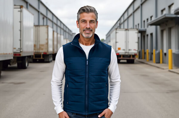 Chaleco acolchado combinado con softshell Mulhollan Valento