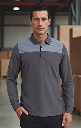 POLO HURRICANE MANGA LARGA BICOLOR VALENTO