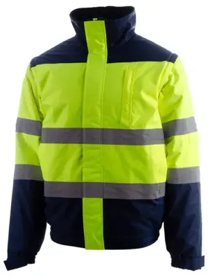 Cazadora tipo bomber alta visibilidad mangas desmontables JUNGLE HV Tomas Bodero