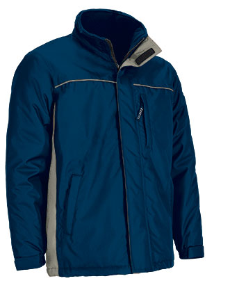 Parka impermeable acolchada bicolor con capucha desmontable Thunder Valento - Imagen 14