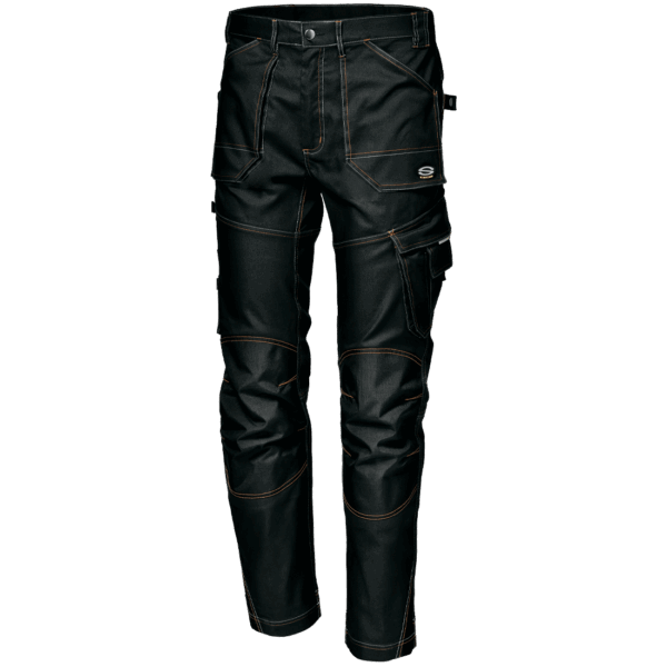 Pantalón multibolsillos refuerzo rodillas tejido lona elástica GEMINI Sir Safety