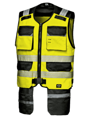 Chaleco multibolsillos AV tejido Twill mezcla poliรฉster y algodรณn RUSH MC2519 Sir safety