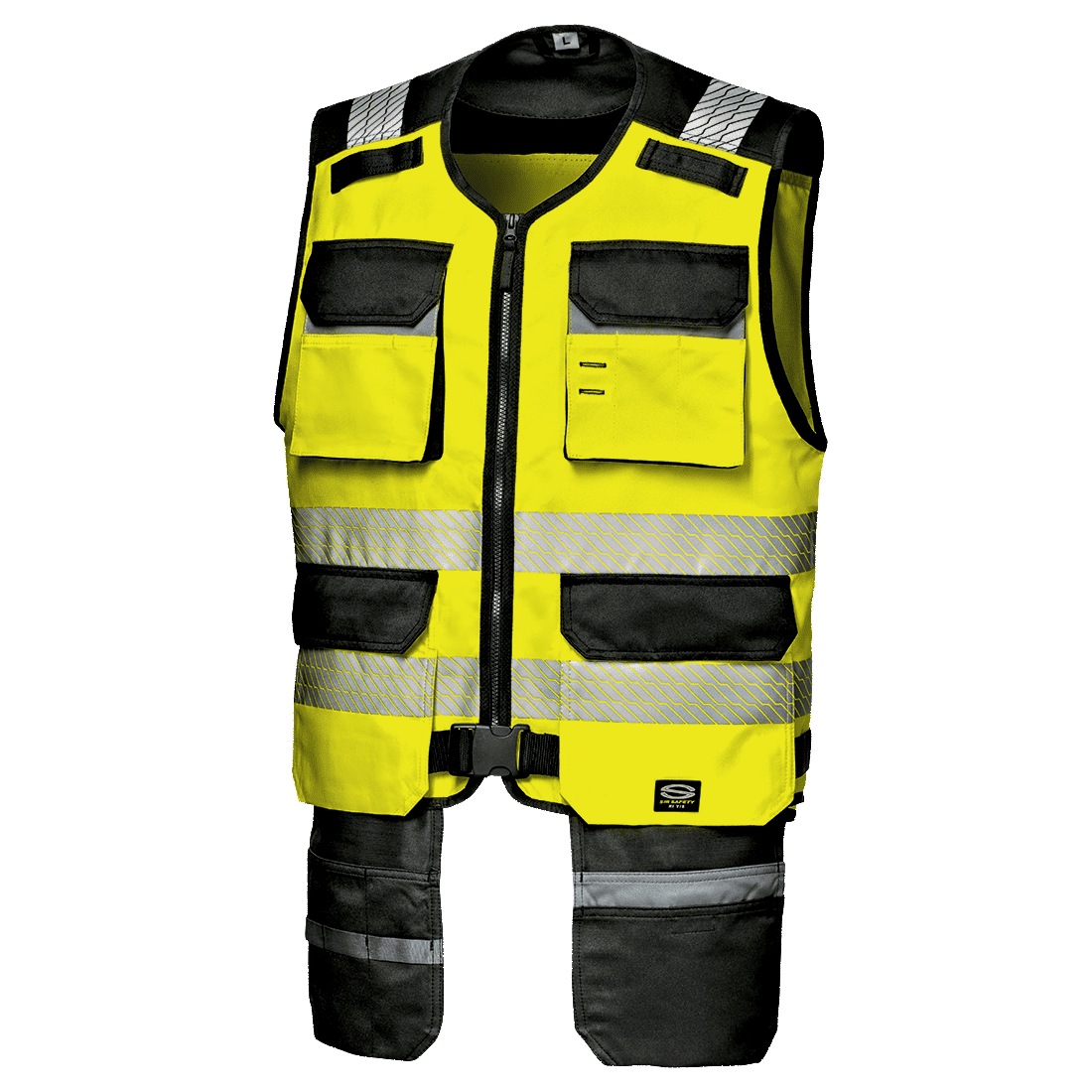 Chaleco multibolsillos AV tejido Twill mezcla poliéster y algodón RUSH MC2519 Sir safety