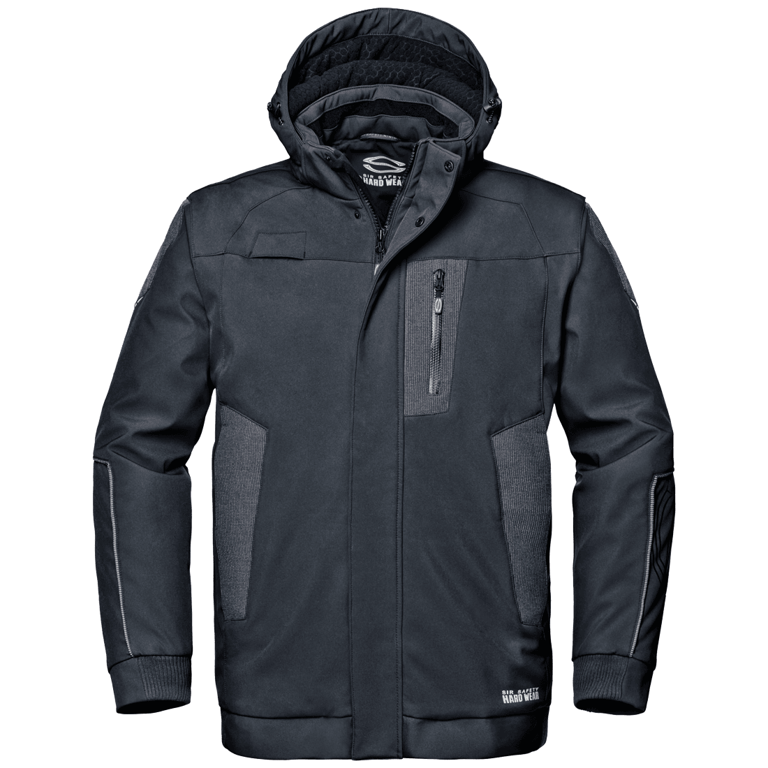 cazadora softshell elástica con capucha interior micropolar DOLPHIN MC2544 Sir safety - Imagen 3