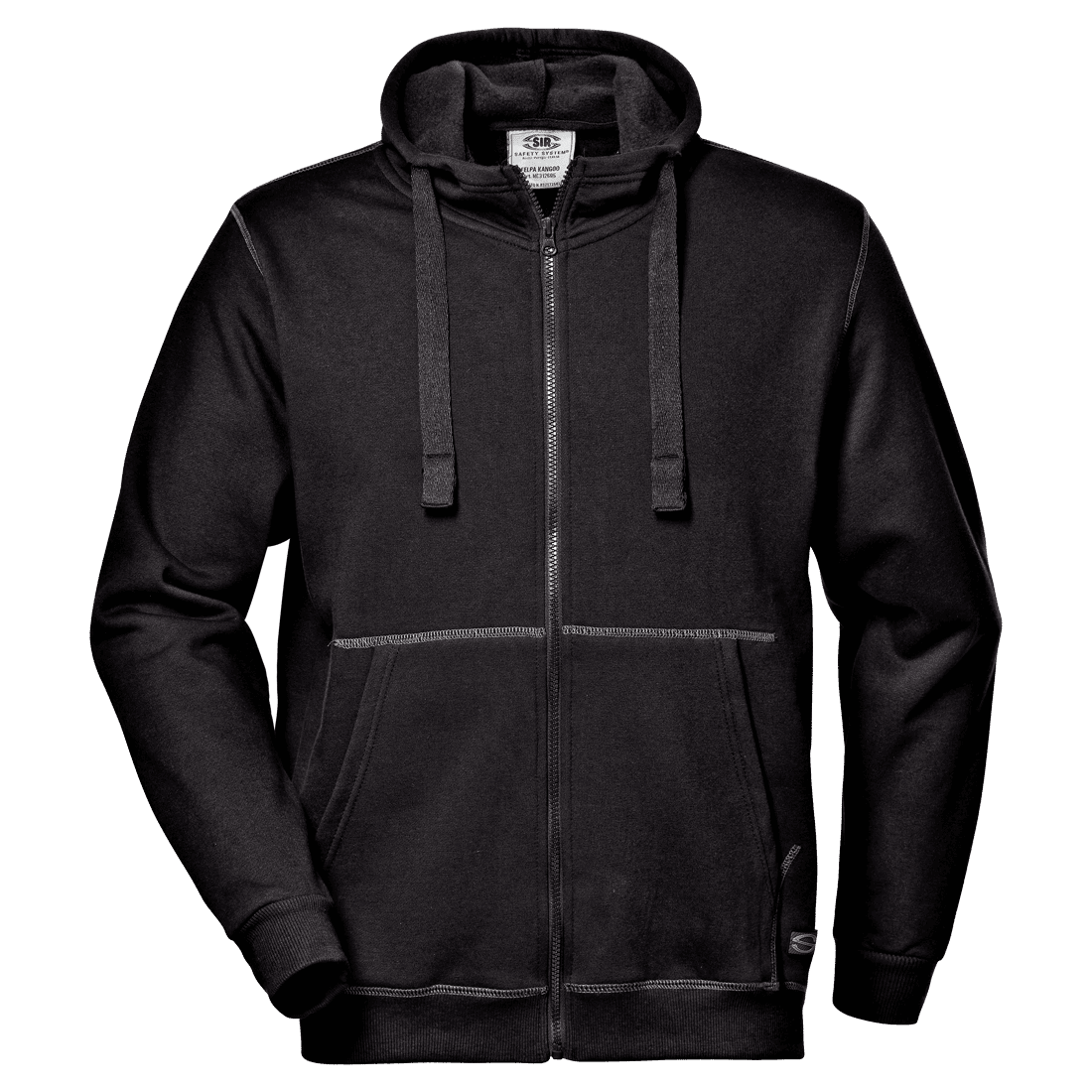 Sudadera bolsillos y capucha 50 % algodón, 50 % poliéster 300 g/m² KANGOO MC3126 Sir safety