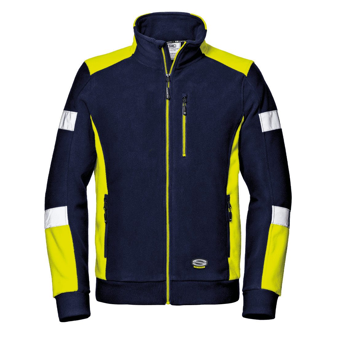 Polar cierre cremallera tejido técnico micropolar 100 % poliéster 310 g/m² COMFORT MC3128 Sir safety - Imagen 2