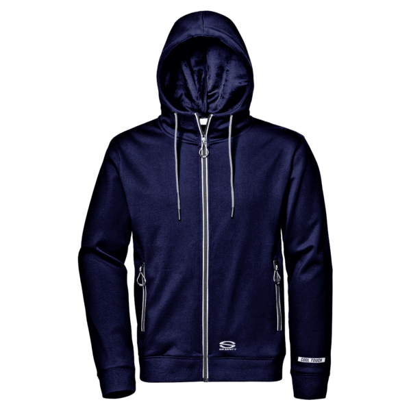 Chaqueta elástica 54% poliester 40% algodon 400 g/m² HOODIE BAT MC3159 Sir safety