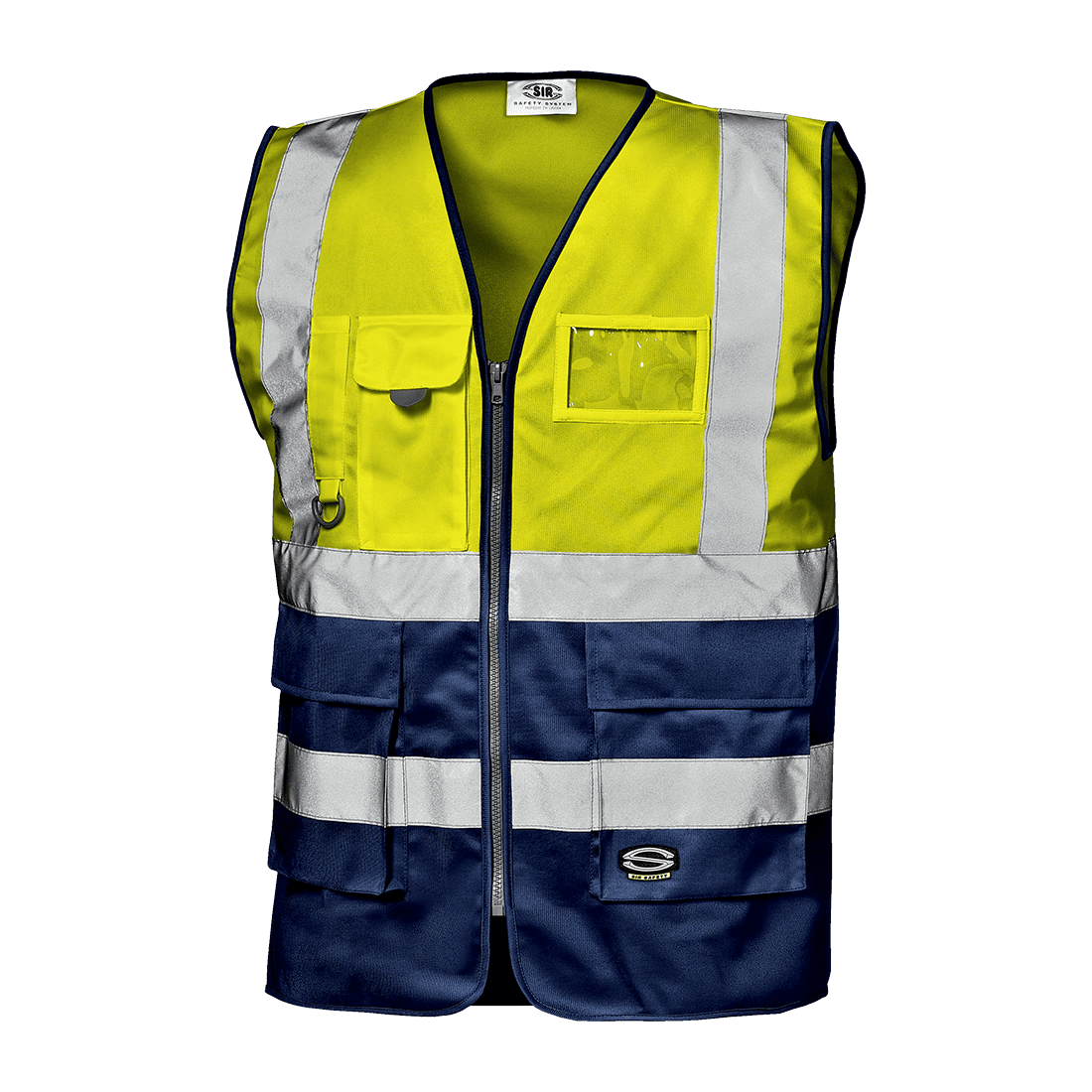 Chaleco AV combinado multibolsillos cremallera 100 % poliéster GRIFONE MC3513 Sir safety - Imagen 2