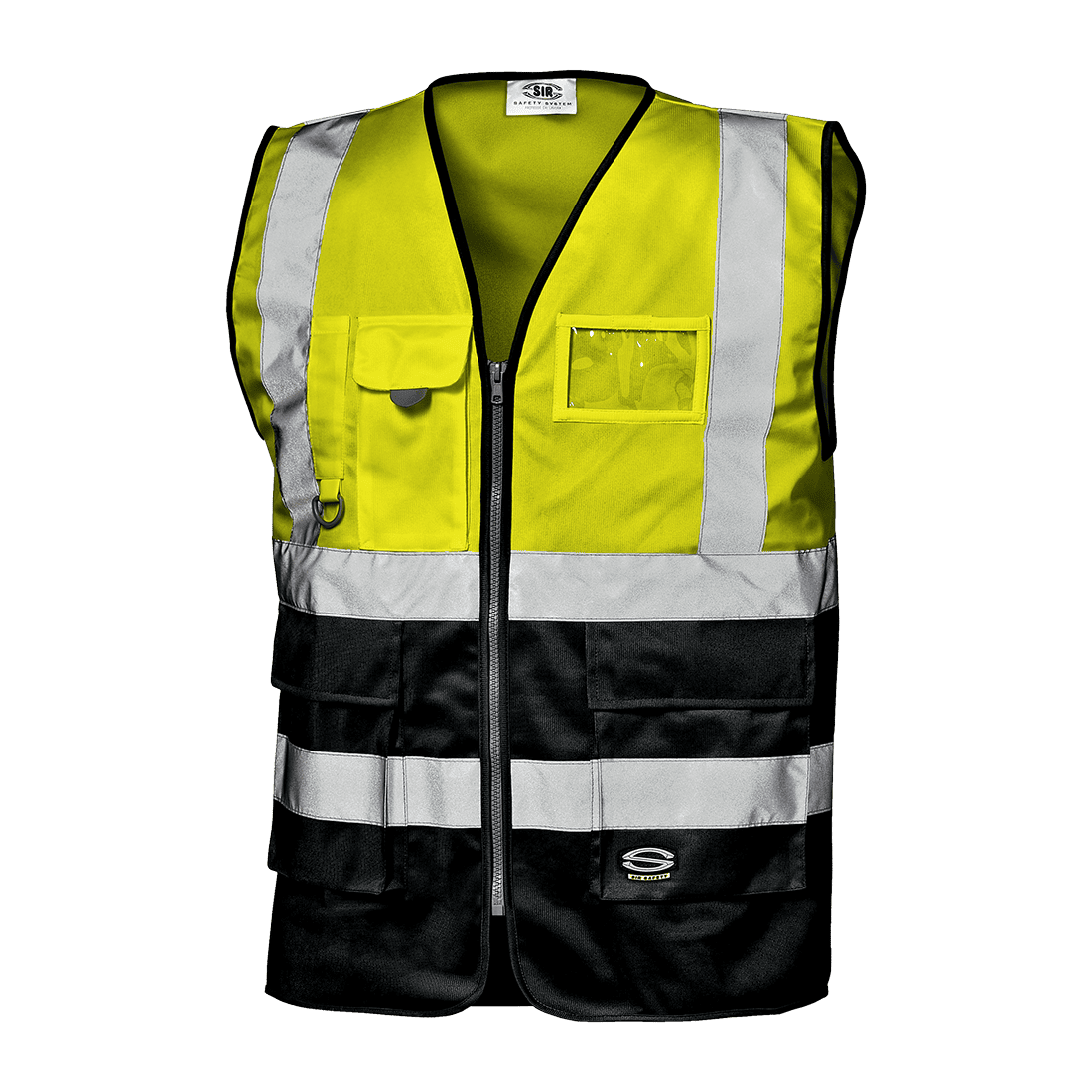 Chaleco AV combinado multibolsillos cremallera 100 % poliéster GRIFONE MC3513 Sir safety - Imagen 3