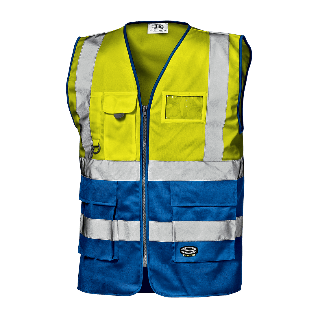 Chaleco AV combinado multibolsillos cremallera 100 % poliéster GRIFONE MC3513 Sir safety - Imagen 4
