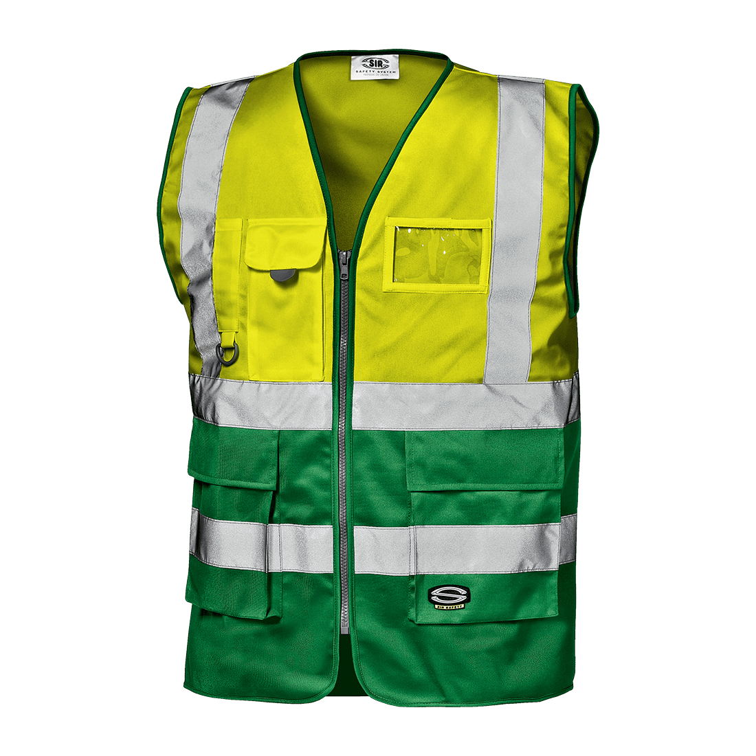 Chaleco AV combinado multibolsillos cremallera 100 % poliéster GRIFONE MC3513 Sir safety