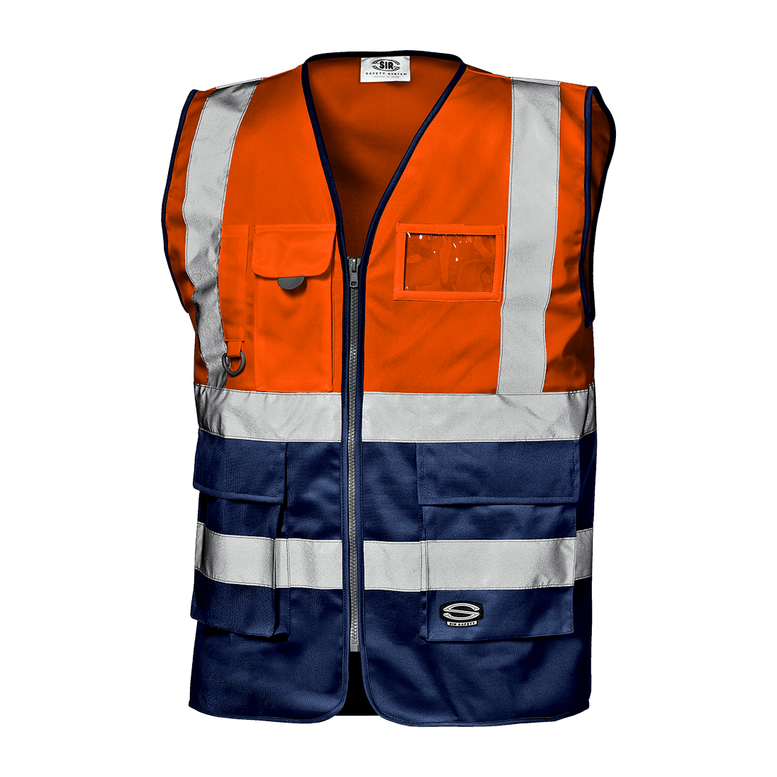 Chaleco AV combinado multibolsillos cremallera 100 % poliéster GRIFONE MC3513 Sir safety - Imagen 6