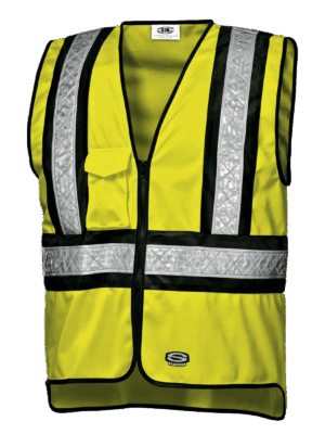 Chaleco cremallera cinta reflectante bicolor prismรกtica AV FALCO MC3515 Sir safety