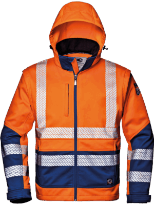Cazadora tejido Softshell interior micropolar 100% poliรฉster STARMAX MC3914 Sir safety
