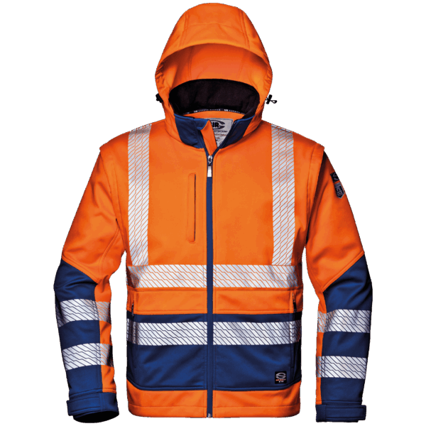 Cazadora tejido Softshell interior micropolar 100% poliéster STARMAX MC3914 Sir safety