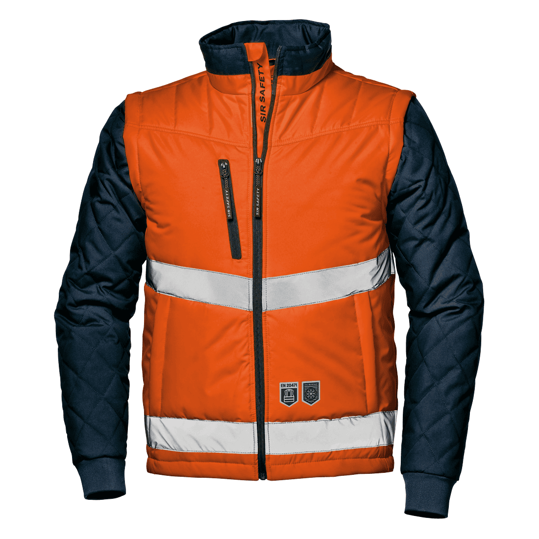Chaqueta AV mangas desmontables acolchada tejido Oxford hidrófugo DRIVER MC4114 Sir safety - Imagen 2
