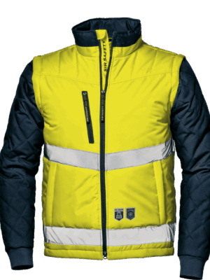 Chaqueta AV mangas desmontables acolchada tejido Oxford hidrรณfugo DRIVER MC4114 Sir safety