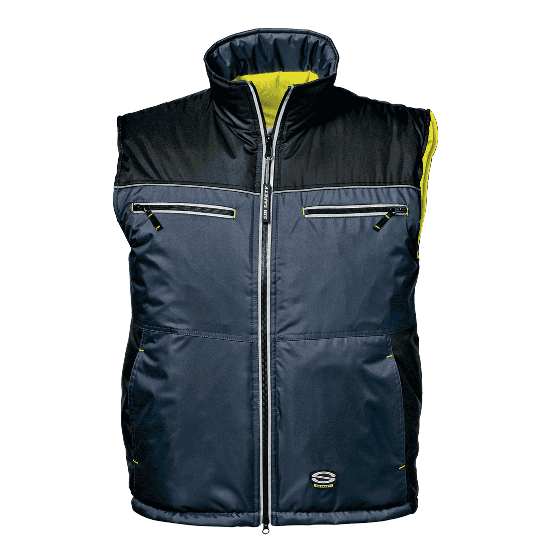 Chaleco reversible AV en tejido Pongee CAPRICORNO MC4413 Sir safety