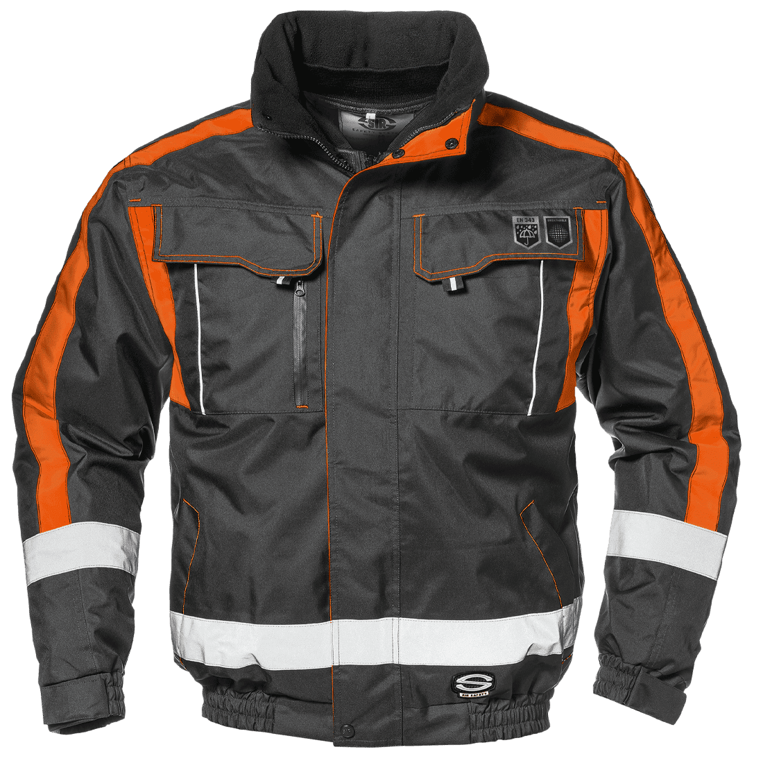 Cazadora 100 % poliéster capucha desmontable impermeable CONTENDER MC4724 Sir safety - Imagen 2